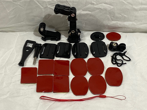 Set De 23 Accesorios Para Casco Compatible Con Gopro