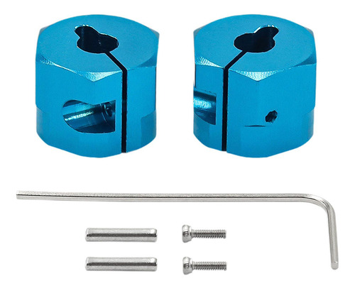 2 Piezas 1/10 Rc Car Rueda Hex Adaptadores De Accionamiento