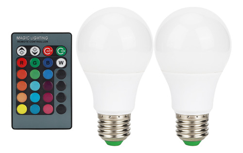 Bombilla Led E27 De 5 W Rgb Que Cambia De Color Con Control