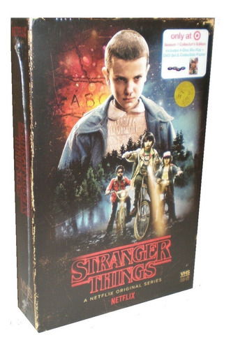Stranger Things Primera Temporada 1 Target 4 Blu-ray + Dvd