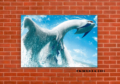 Cuadros Poster Pokemon Lugia 29x41 (gia 10)
