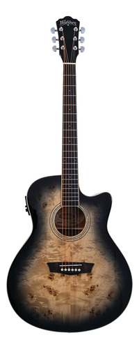 Washburn Deep Forest Burl - Guitarra Acústica Y Eléctrica.