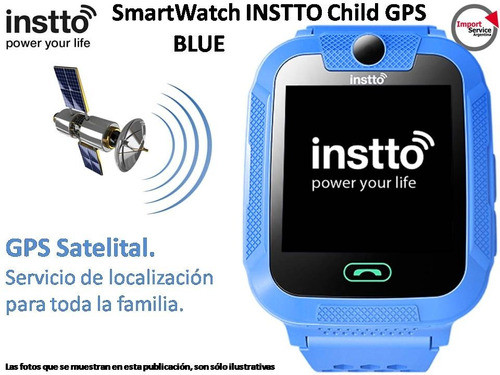 Smartwatch Instto Child 2 Gps 3g Rastreo Cam Antipanico Azul
