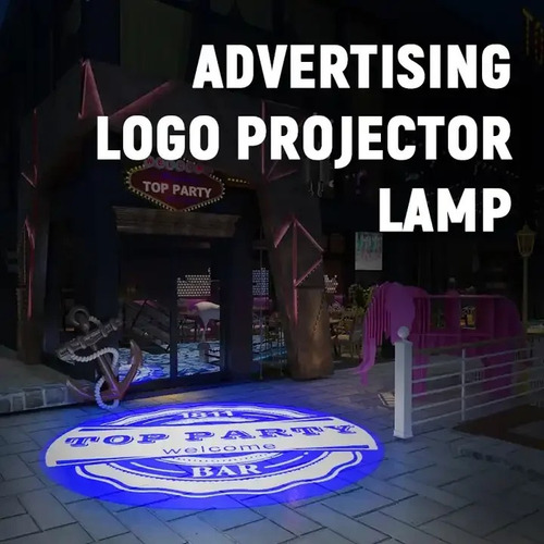 50w Proyector De Logotipo Con Remoto Control Ip68 8500k