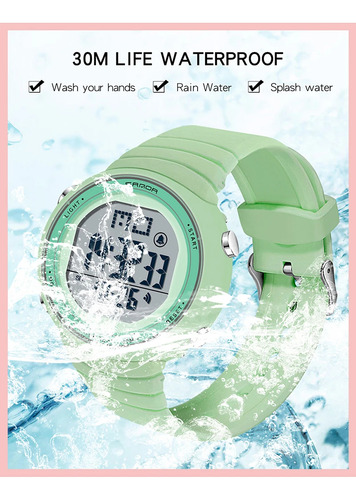 Reloj Cronógrafo Deportivo Electrónico Multifuncional Sanda