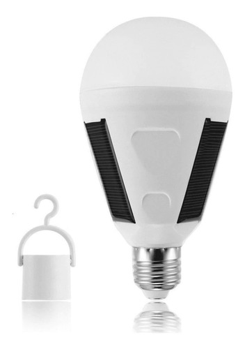 Lampara Led Solar Bombita 12w E27 + Conector