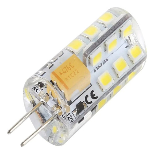 10 Uds. Bombilla Led G4 3w 12v 2835 Smd 24leds Lámpara De