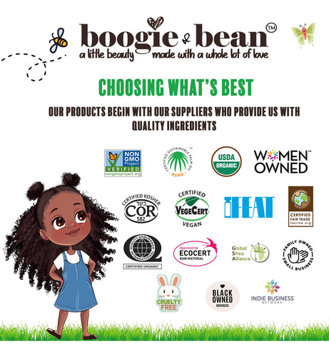 Aceite Capilar Para Niños Boogie And Bean Para Cabellos Riza