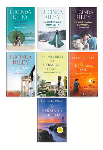 Saga 7 Hermanas- Lucinda Riley - 8 Libros Físicos