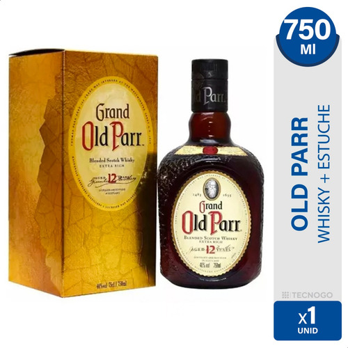 Whisky Old Parr De Luxe 750ml Whiskey Escoces Scotch Blended