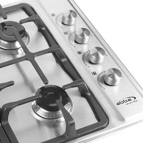 Estufa De Empotrar Abba 4 Puestos Gp Cg 4plx Tc Acero Inox Color Acero Inoxidable