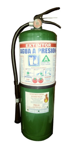 Extintor Agua A Presión 2.5 Galones, Señal+gancho+manguera