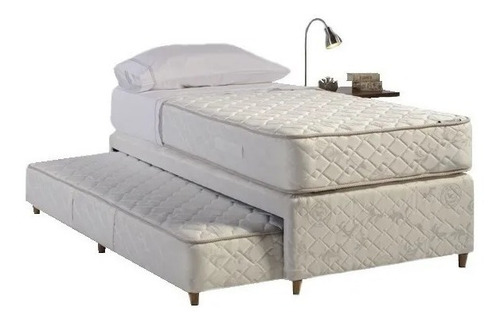 Sommier Cama Carrito La Cardeuse Dual 100 X 200 Resortes