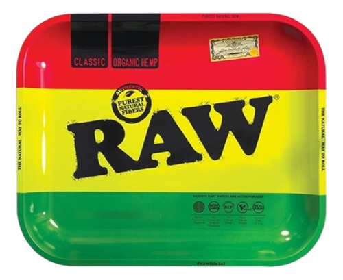 Bandeja Raw Rasta Rolling Tray