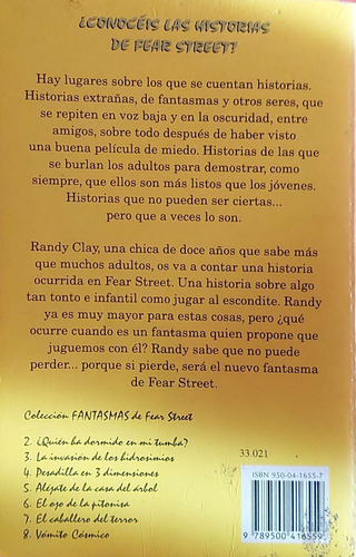 Escóndete Y Grita R. L. Stine Emecé Usado * (Usado)