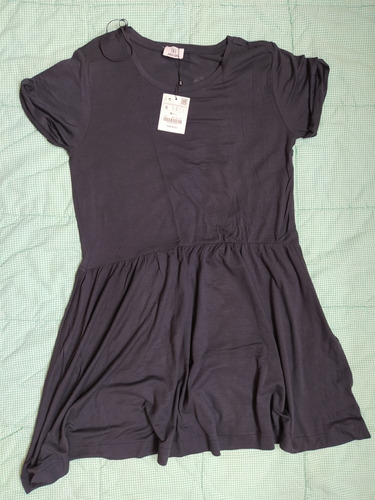 Vestido Marca Zara Trf Color Gris Talla S