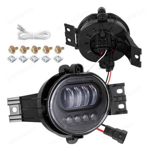 Para Dodge Ram 2500 2003-2009 6000k Luces De Antiniebla Led