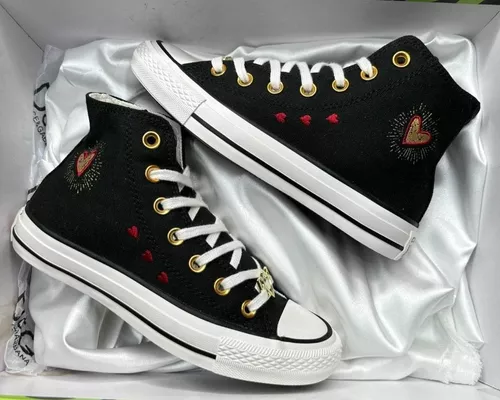 suicidio Kilimanjaro Sobrevivir Tenis Converse Dorados | MercadoLibre 📦