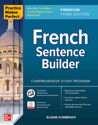 Libro Practice Makes Perfect: French Sentence Builder, Pr...