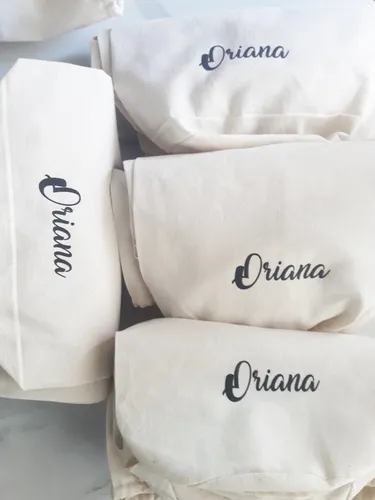 Bolsa de tela con base redonda hotsell