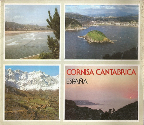 Cornisa Cantabrica España - Folleto Turistico