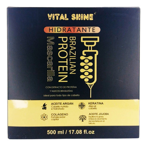 Mascarilla Con Proteína Brasileña Reparadora Vital Shine