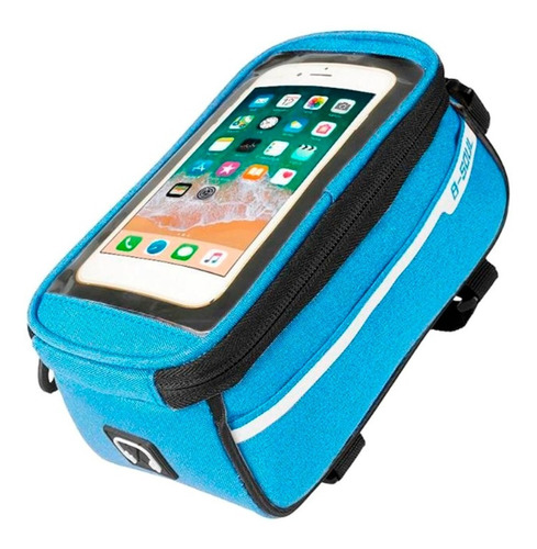 Alforja Bolso Delantero Porta Celular Gps Para Bicicleta.