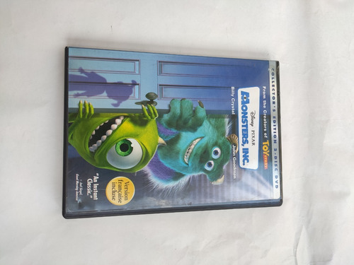 Dvd Doble Monsters Inc Disney Pixar Ingles Frances