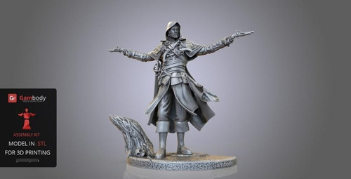 Archivo Stl Impresión 3d - Assasin Creed Edward Kenway 