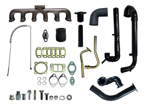 Kit Turbo Caminhão Vw 11.130 /13.130 Mwm 229-6cc S/ Turbo