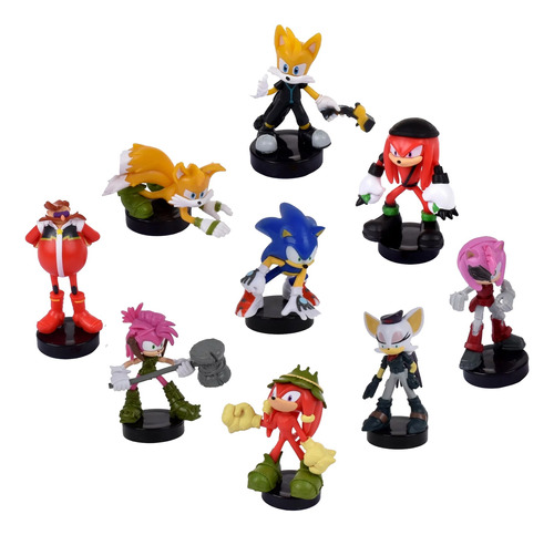 Sonic Prime Coleccion Figuras Y Timbres Netflix