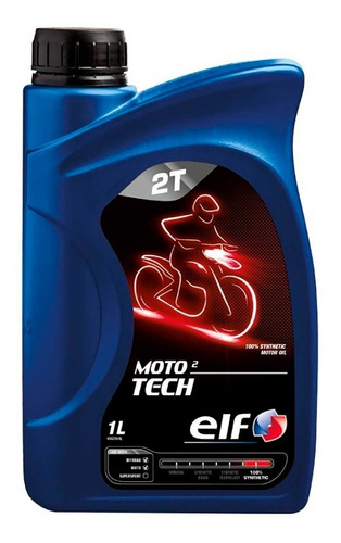 Aceite Elf Para Mescla 2t Moto 2 Tech 1 Litro Solomototeam