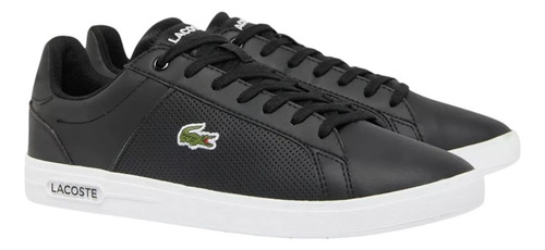 Tenis Lacoste Lite Base Negro Casual Comodo Hombre Original