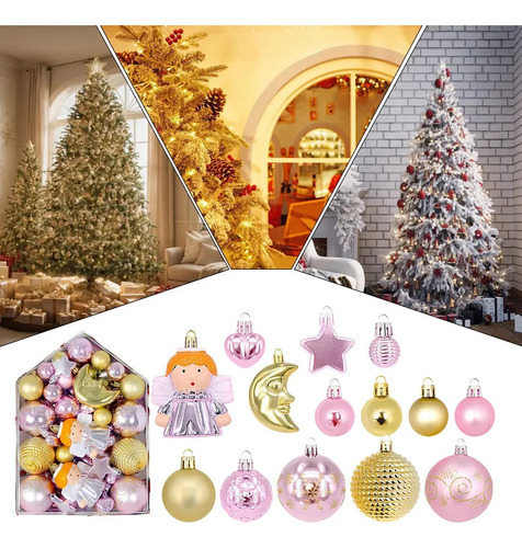 Adorno De Bola De Navidad, Decoración Pequeña Para Bolas De