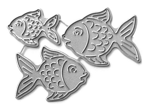 Troquel Metal Pescado,troquel Corte Para Hacer Tarjeta Papel