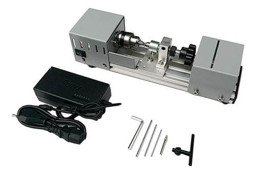 Mini Torno Cnc Máquina Herramienta Diy Carpintería Torno