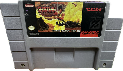 Samurai Showdown Snes Super Nintendo Original *play Again* (Usado)