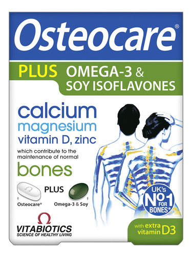 Vitabiotics Osteocare Plus Formula 2 En 1 - Calcio 800 Mg Co