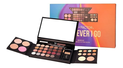 Kit Maquillaje Glam Factor, Set De Maquillaje Para Rostro