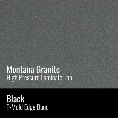 Correll Montana Escritorio Rectangular De Alta Presión Para