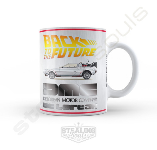 Imagen 1 de 3 de Taza Fierrera | Back To The Future Volver Al Futuro Delorean