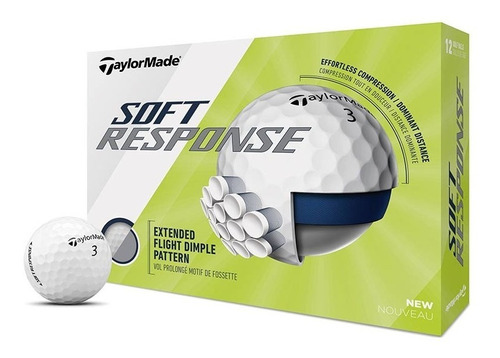 Kaddygolf Pelotas Taylormade Soft Response - Cajax12 +tubox3