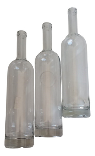 20 Botellas De Vidrio Licoreras 750ml Con Corchos Nuevos N4