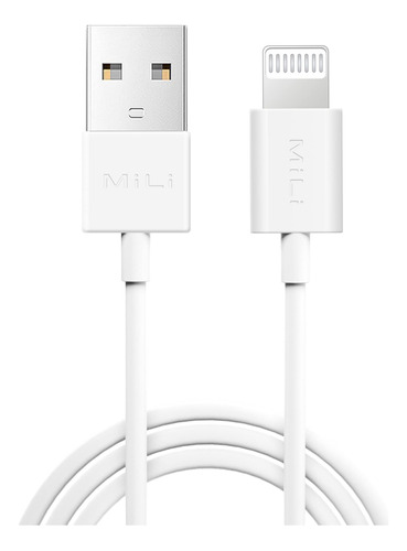 Mili Cable Carga Para iPhone 3 Pie Certificado Mfi Usb Dato