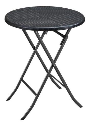 Imagen 1 de 2 de Mesa Plegable Simil Ratán 60x74cm