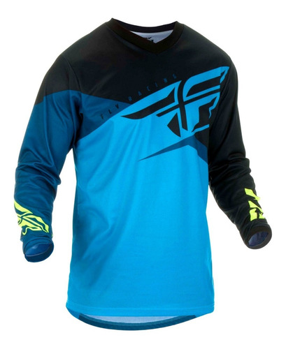 Jersey Fly F-16 Azul Negro Mx-bmx-downhill-atv