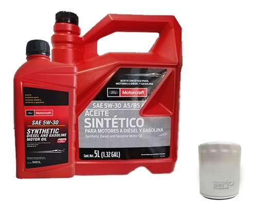 Cambio Aceite 5w30 Para Ford F-150 4.2 Aceite Y Filtro