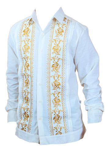 Guayaberas En Talla 50 Modelos Flor De Calabaza En Tela Lino