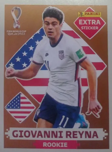 comprar Figurita Giovanni Reyna Qatar 2022 Extra Sticker Bronce