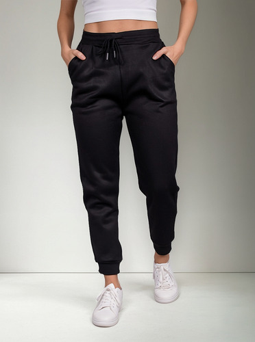 Pants Jogger Mujer Deportivo Ajustable Con Bolsas Casual